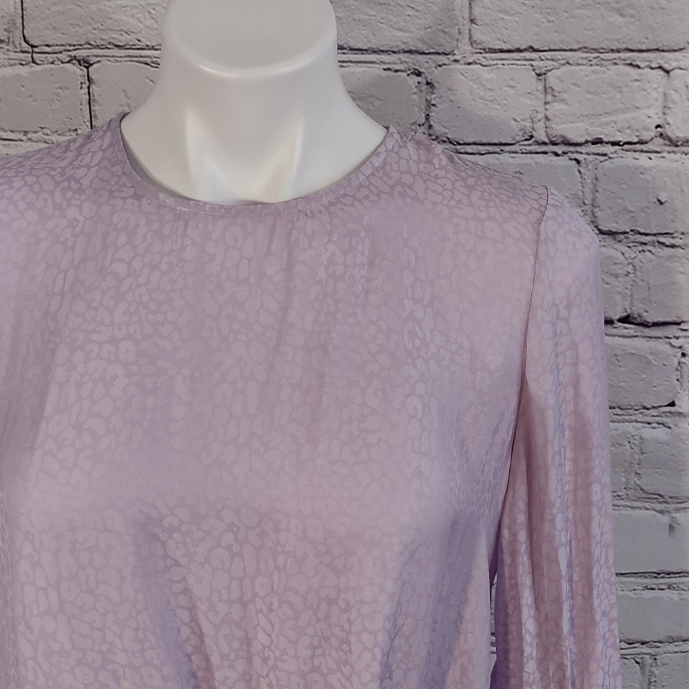 Nine West Lavender Silky Blouse